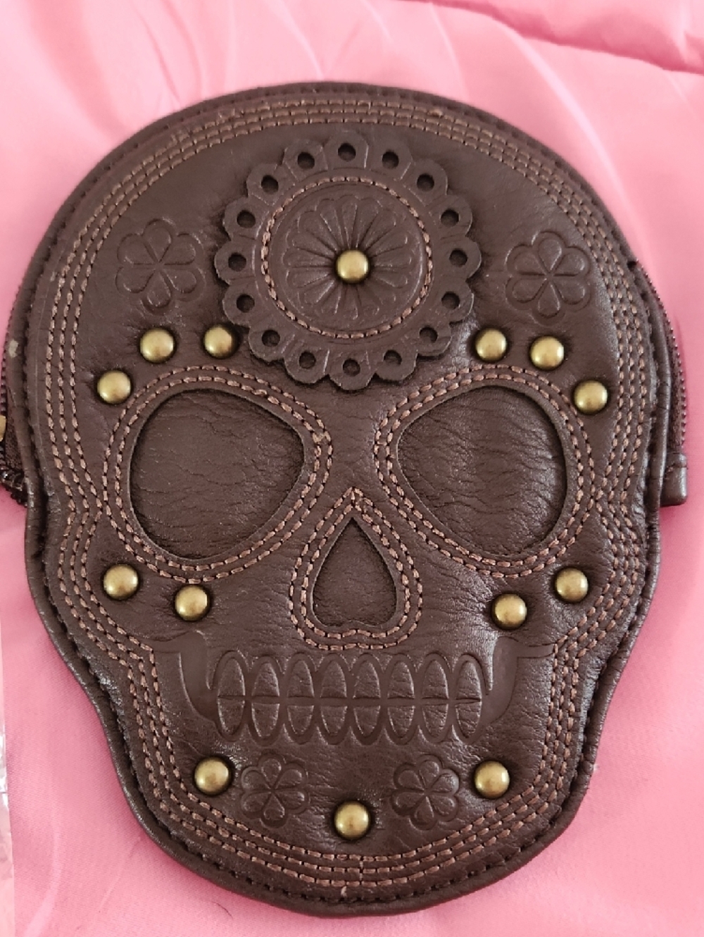 Loungefly Sugar Skull Zipper Coin Wallet